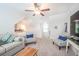 Bonus room includes ceiling fan, furniture and decor at 1242 Schirmer St, Mount Pleasant, SC 29464