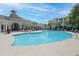 Inviting community pool with ample seating and shaded areas, ideal for gatherings at 1300 Park West Blvd # 106, Mount Pleasant, SC 29466
