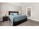 Inviting main bedroom featuring soft bedding, bedside lamps, and an open doorway to the en suite at 132 Clear Bend Ln, Summerville, SC 29486