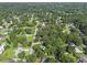 Wide aerial view showcasing the property's location in a tree-filled neighborhood at 1337 Old Fort Rd, Moncks Corner, SC 29461