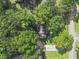 Aerial view of the property showcasing mature trees and landscaping at 1337 Old Fort Rd, Moncks Corner, SC 29461