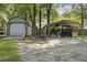 Outdoor storage area with an open carport and a small shed at 1337 Old Fort Rd, Moncks Corner, SC 29461