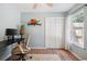 Bright bedroom with natural light, ceiling fan, closet, and stylish decor at 1350 Water Edge Dr, Charleston, SC 29492