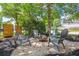 Outdoor space with a fire pit, perfect for entertaining in a cozy backyard setting at 1350 Water Edge Dr, Charleston, SC 29492
