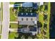 Aerial shot of home featuring well-manicured lawn and neatly arranged shrubs at 136 Heart Pine Cir, Summerville, SC 29485