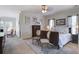 Spacious main bedroom with cozy furniture and carpeted floors at 136 Heart Pine Cir, Summerville, SC 29485