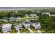 Stunning aerial view of coastal homes with water features and lush landscaping at 1464 Stratton Pl, Mount Pleasant, SC 29466