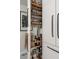 Pull out spice rack maximizes storage in this bright, modern kitchen at 1515 N Lakeshore Dr, Mount Pleasant, SC 29466