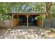 Covered outbuilding with dual entrances, providing ample storage or workspace at 1515 N Lakeshore Dr, Mount Pleasant, SC 29466