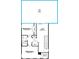 Second floor plan featuring loft and two bedrooms with hall bath at 1657 Clearpath Dr, Summerville, SC 29486
