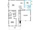 First floor plan featuring Gathering room, kitchen, primary bedroom, and two-car garage at 1657 Clearpath Dr, Summerville, SC 29486