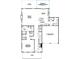First floor plan featuring Gathering room, kitchen, primary bedroom, and two-car garage at 1657 Clearpath Dr, Summerville, SC 29486