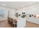 Spacious kitchen with a large island, stainless steel appliances, and ample cabinet space at 1963 Longhorn Ln, Summerville, SC 29485