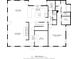 Detailed first-floor plan featuring living room, kitchen, dining area, bedroom, and bathrooms at 2258 Arthur Gaillard Ln, Charleston, SC 29414