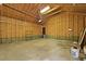 Spacious garage with exposed studs, concrete floor, and plenty of room for storage at 2258 Arthur Gaillard Ln, Charleston, SC 29414