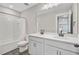 Bathroom features dual sink vanity, and bath with shower at 240 Lucca Dr, Summerville, SC 29486
