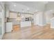 Modern kitchen with stainless steel appliances and center island at 240 Lucca Dr, Summerville, SC 29486