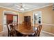 Inviting dining room with views to the kitchen and living room, ideal for gatherings at 2425 Vistavia Rd, North Charleston, SC 29406