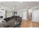 Kitchen island with granite countertops and stainless steel sink at 3095 S Shore Dr, Charleston, SC 29407