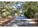 Picturesque road lined with mature trees and lush greenery, creating a serene and inviting atmosphere at 3221 Johnstowne St, Johns Island, SC 29455
