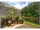 Wooden deck with flower boxes and a view of a creek behind the property at 3616 Bagley Dr, Mount Pleasant, SC 29466