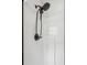 The shower features a multi-setting shower head and updated bronze fixtures at 3616 Bagley Dr, Mount Pleasant, SC 29466