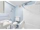 Clean bathroom with white subway tile and classic fixtures at 406 S Gum St, Summerville, SC 29483