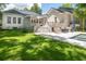 Spacious backyard with pool, patio, and stairs leading to an outdoor living area at 441 Elfes Field Ln, Charleston, SC 29492