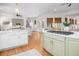 Open concept kitchen and living area with hardwood floors, recessed lighting, and access to the outdoors at 441 Elfes Field Ln, Charleston, SC 29492