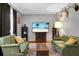 Relaxing living room featuring comfortable seating, a modern TV, and a calming decor at 4428 Maple Ridge Rd, Walterboro, SC 29488