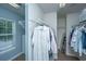 Spacious walk-in closet with custom shelving and ample storage for an organized wardrobe at 468 Maple Oak Ln, Charleston, SC 29414