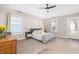 Spacious main bedroom featuring neutral walls and carpeted floors at 5110 Hyde Park Village Ln, North Charleston, SC 29405
