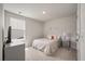 Bright bedroom with neutral tones, comfortable bed, and a window view for a peaceful atmosphere at 513 Richfield Way, Summerville, SC 29486
