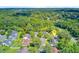 Aerial view of a beautiful neighborhood featuring mature trees, well-maintained lawns, and a peaceful atmosphere at 5406 E Crosland Ct, North Charleston, SC 29420
