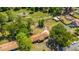 An aerial shot of a cozy home with a brick exterior, manicured lawn, and an inviting porch at 565 Estates Dr, Walterboro, SC 29488