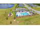 Inviting community pool area with ample seating, playground, and mature landscaping at 602 Yellow Leaf Ln, Summerville, SC 29486