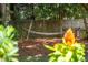 Secluded backyard with hammock and natural fence with ample space for relaxing and recreation at 708 Lawton Harbor Dr, Charleston, SC 29412