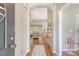 Warm foyer showcasing hardwood floors flowing into the inviting living area at 801 Long Drive Rd, Summerville, SC 29485