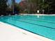 Inviting community swimming pool with marked lanes and lounging chairs for relaxation at 8725 Herons Walk, North Charleston, SC 29420