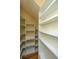 Spacious walk-in closet with built-in shelving, and ample storage for your wardrobe at 8725 Herons Walk, North Charleston, SC 29420