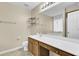 Bathroom features a soaking tub, walk-in shower and a large vanity at 9016 Greenbriar Dr, Summerville, SC 29485