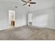 Spacious main bedroom features neutral carpet and vaulted ceilings at 9016 Greenbriar Dr, Summerville, SC 29485