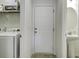 Mud room featuring laundry area and convenient half bath at 9680 Spencer Woods Rd, Ladson, SC 29456