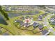 Attractive aerial shot of a suburban home featuring a well-maintained yard with mature landscaping at 102 Bolsena Ct, Summerville, SC 29486