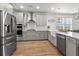 Contemporary kitchen with stainless steel appliances, ample storage, and an open design perfect for modern living at 105 Plowden Mill Ct, Summerville, SC 29485