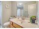 Bathroom featuring a white sink and cabinets and a decorative plant at 1052 Whitlow Blvd, Summerville, SC 29483