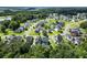 Beautiful aerial view of a neighborhood featuring well-manicured lawns and serene ponds surrounded by lush greenery at 1070 Moss Grove Dr, Moncks Corner, SC 29461