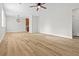 Bright living room with light wood floors, recessed lighting, and an open floor plan at 109 Ashdown Dr, Summerville, SC 29483