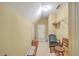 Attic space with sloped ceilings, offering additional storage and an organization system at 109 Waveney Cir, Goose Creek, SC 29445