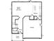 Layout of the house showing the Gathering room, kitchen, entry, powder room, and garage at 111 Cadbury Loop, Summerville, SC 29486